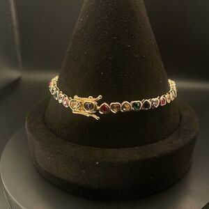 Elegant Multicolor Gemstone Bracelet